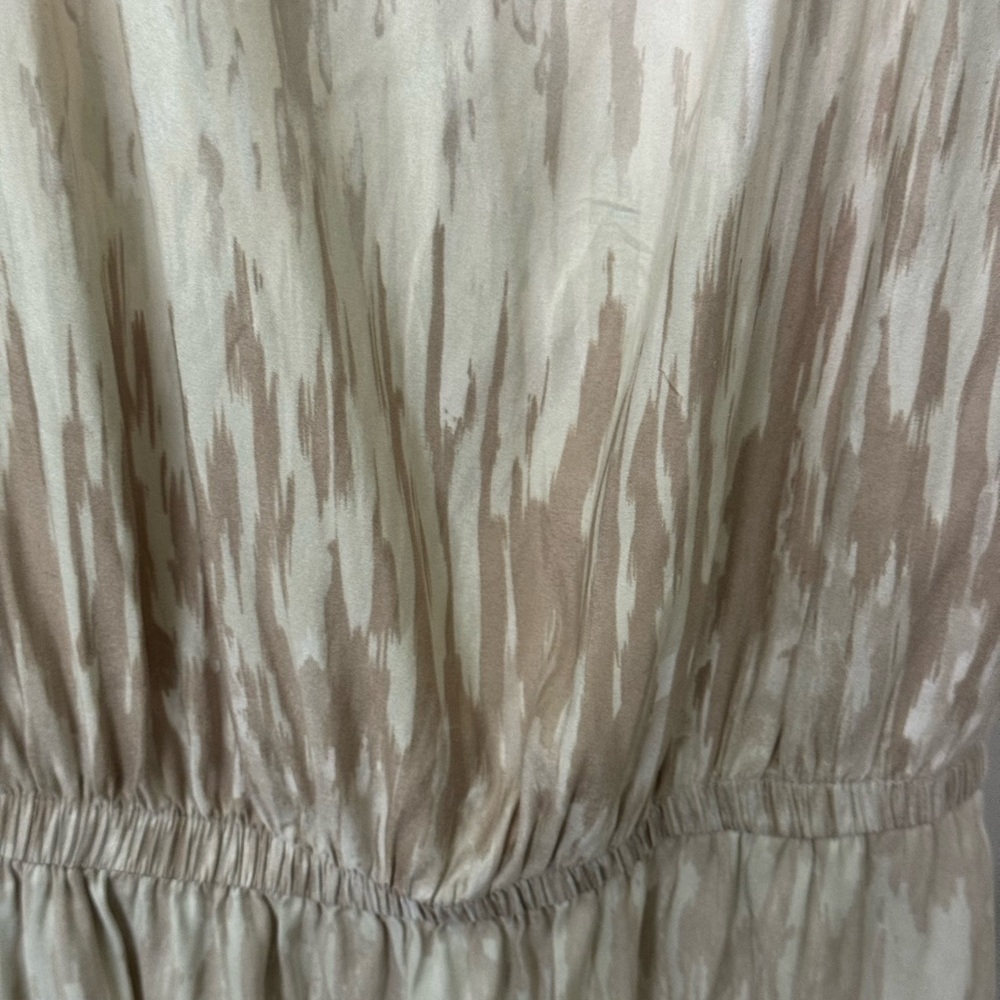 Express Cream Patterned Dress - Picture 6 of 9